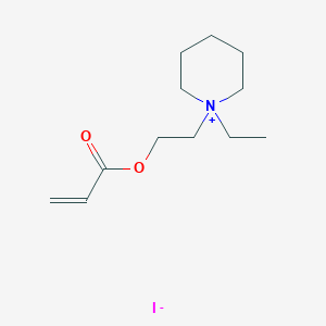 Piperidinium, 1-ethyl-1-[2-[(1-oxo-2-propenyl)oxy]ethyl]-, iodide