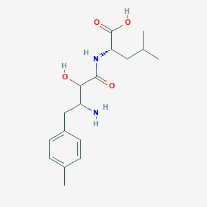 N-[3-Amino-2-hydroxy-4-(4-methylphenyl)butanoyl]-L-leucine