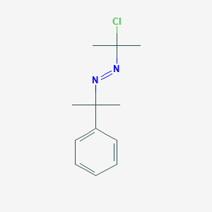 (E)-1-(2-Chloropropan-2-yl)-2-(2-phenylpropan-2-yl)diazene