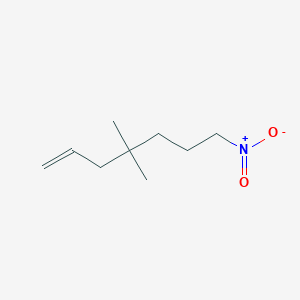 4,4-Dimethyl-7-nitrohept-1-ene