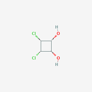 B145615 (1S,2R,3R,4S)-3,4-dichlorocyclobutane-1,2-diol CAS No. 135507-79-8