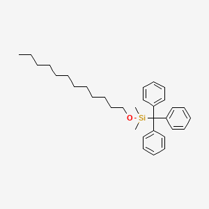 (Dodecyloxy)(dimethyl)(triphenylmethyl)silane