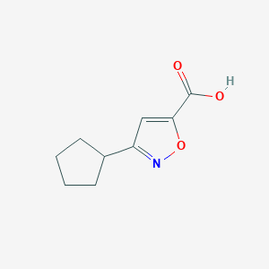 3-Cyclopentyl-1,2-oxazole-5-carboxylic acid