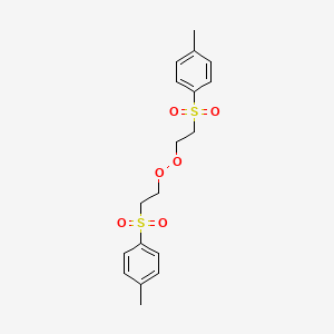 1,1'-{Peroxybis[(ethane-2,1-diyl)sulfonyl]}bis(4-methylbenzene)