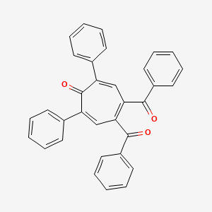 4,5-Dibenzoyl-2,7-diphenylcyclohepta-2,4,6-trien-1-one