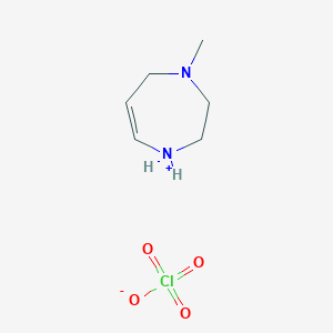 4-Methyl-2,3,4,5-tetrahydro-1H-1,4-diazepin-1-ium perchlorate