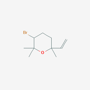 2H-Pyran, 3-bromo-6-ethenyltetrahydro-2,2,6-trimethyl-