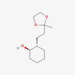 (1R,2S)-2-[2-(2-methyl-1,3-dioxolan-2-yl)ethyl]cyclohexan-1-ol