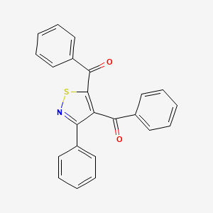 (3-Phenyl-1,2-thiazole-4,5-diyl)bis(phenylmethanone)