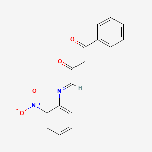 (4E)-4-[(2-Nitrophenyl)imino]-1-phenylbutane-1,3-dione