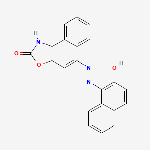 5-[2-(2-Oxonaphthalen-1(2H)-ylidene)hydrazinyl]naphtho[1,2-d][1,3]oxazol-2(1H)-one