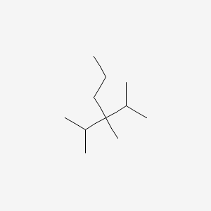 2,3-Dimethyl-3-(propan-2-yl)hexane