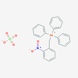 [(2-Nitrophenyl)methyl](triphenyl)arsanium perchlorate