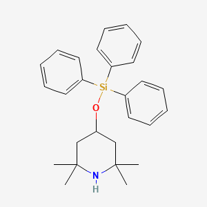 2,2,6,6-Tetramethyl-4-[(triphenylsilyl)oxy]piperidine