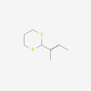 1,3-Dithiane, 2-(1-methyl-1-propenyl)-