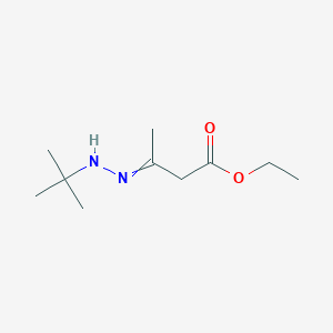 Ethyl 3-(2-tert-butylhydrazinylidene)butanoate