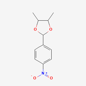 4,5-Dimethyl-2-(4-nitrophenyl)-1,3-dioxolane