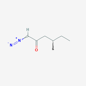 (4S)-1-diazonio-4-methylhex-1-en-2-olate