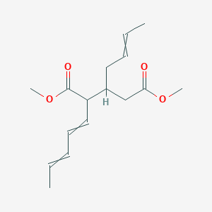 Dimethyl 3-(but-2-en-1-yl)-2-(penta-1,3-dien-1-yl)pentanedioate