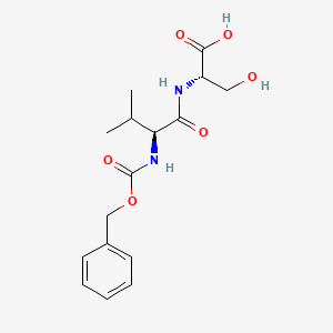 molecular formula C16H22N2O6 B1456184 Z-缬氨酸-丝氨酸-OH CAS No. 72635-81-5