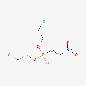 Phosphonic acid, (2-nitroethenyl)-, bis(2-chloroethyl) ester