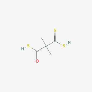 2,2-dimethyl-3-sulfanyl-3-sulfanylidenepropanethioic S-acid