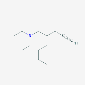 2-(But-3-yn-2-yl)-N,N-diethylhexan-1-amine