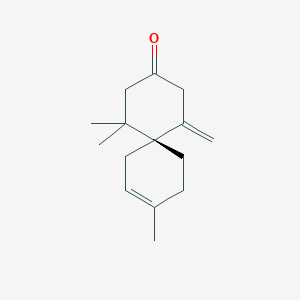 (6R)-1,1,9-Trimethyl-5-methylidenespiro[5.5]undec-8-en-3-one