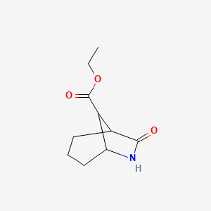 Ethyl 7-oxo-6-azabicyclo[3.2.1]octane-8-carboxylate