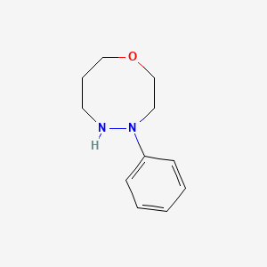 2H-1,4,5-Oxadiazocine, hexahydro-4-phenyl-