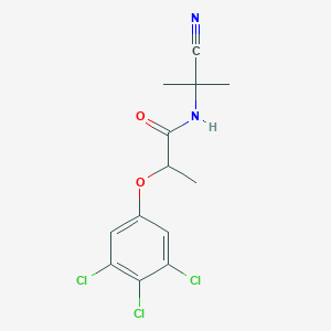 N-(2-Cyanopropan-2-yl)-2-(3,4,5-trichlorophenoxy)propanamide