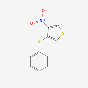 3-Nitro-4-(phenylsulfanyl)thiophene