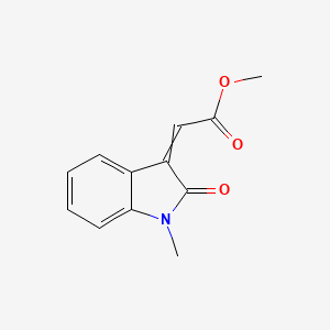 Methyl 2-(1-methyl-2-oxo-indol-3-ylidene)acetate