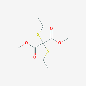 Dimethyl bis(ethylsulfanyl)propanedioate