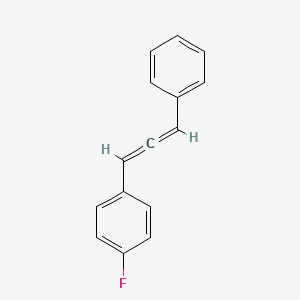 1-Fluoro-4-(3-phenylpropadienyl)benzene