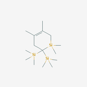 1,1,4,5-Tetramethyl-2,2-bis(trimethylsilyl)-1,2,3,6-tetrahydrosiline