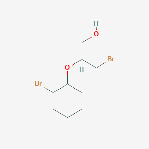 3-Bromo-2-[(2-bromocyclohexyl)oxy]propan-1-ol