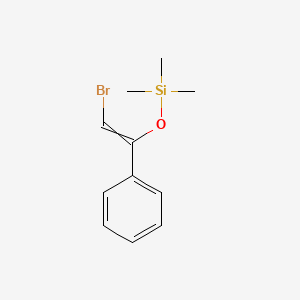 [(2-Bromo-1-phenylethenyl)oxy](trimethyl)silane