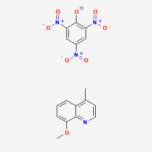 8-Methoxy-4-methylquinoline;2,4,6-trinitrophenol