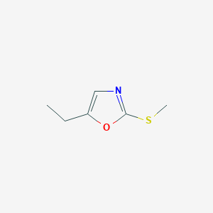 5-Ethyl-2-(methylsulfanyl)-1,3-oxazole