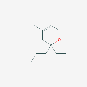 2-Butyl-2-ethyl-4-methyl-3,6-dihydro-2H-pyran