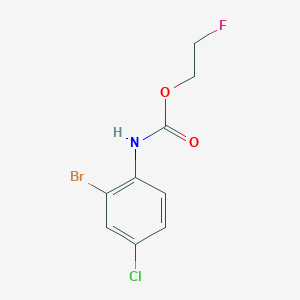 2-Fluoroethyl (2-bromo-4-chlorophenyl)carbamate