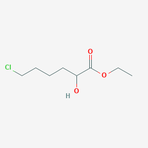 Hexanoic acid, 6-chloro-2-hydroxy-, ethyl ester