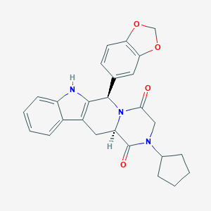 molecular formula C26H25N3O4 B145622 N-Desmethyl-N-cyclopentyl tadalafil CAS No. 171596-32-0