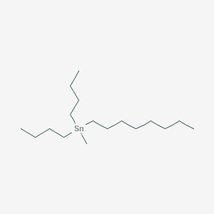 molecular formula C17H38Sn B14562331 Dibutyl(methyl)octylstannane CAS No. 61726-30-5