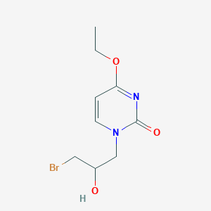 1-(3-Bromo-2-hydroxypropyl)-4-ethoxypyrimidin-2(1H)-one