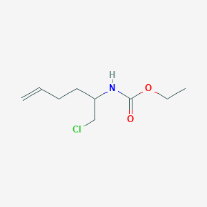 Ethyl (1-chlorohex-5-en-2-yl)carbamate