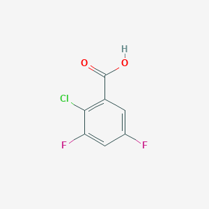 molecular formula C7H3ClF2O2 B1456253 2-Chloro-3,5-difluorobenzoic acid CAS No. 189024-26-8