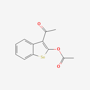 3-Acetyl-1-benzoselenophen-2-yl acetate