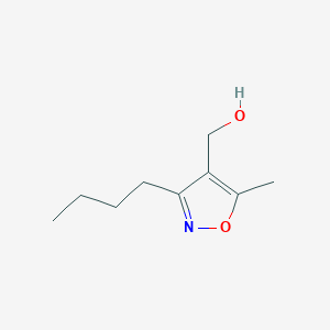 molecular formula C9H15NO2 B1456254 (3-Butyl-5-methyl-isoxazol-4-yl)-methanol CAS No. 1239465-21-4